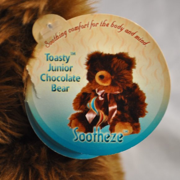 plush sootheze chocolate bear NWT stuffed animal (496w) - Picture 7 of 11